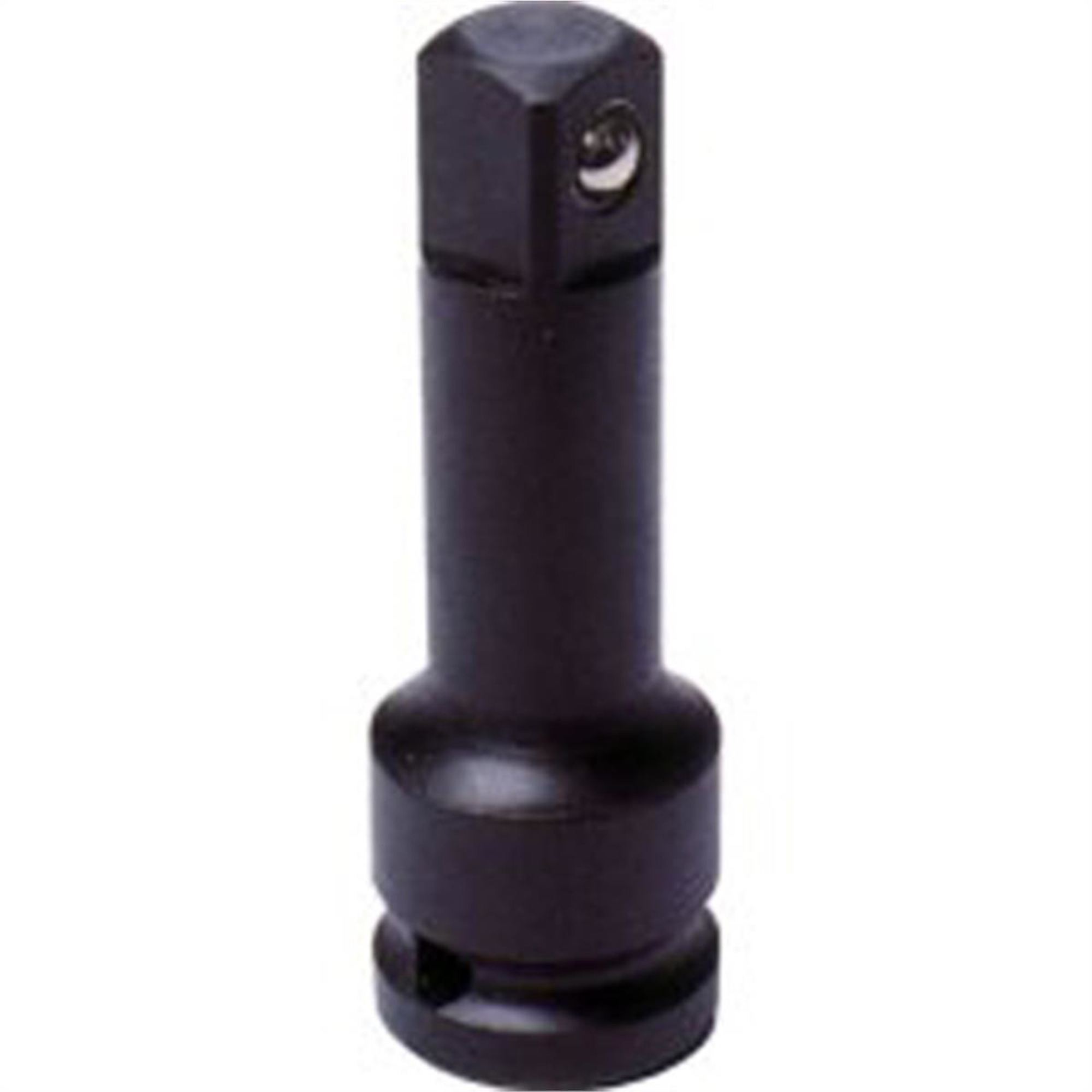 Grey Pneumatic Extension with Friction Ball — 1/4in. Drive, 2in. Length, Heat Treated, Model# GRE942E